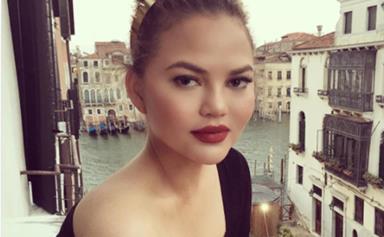 Chrissy Teigen's lazy-girl makeup hack is for those nights when you don't want to go out after work