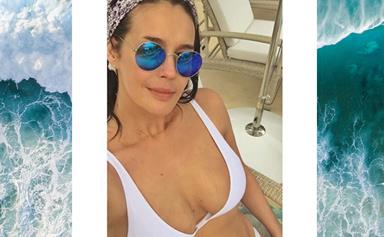 Megan Gale is celebrating her post-baby body in the most beautiful way