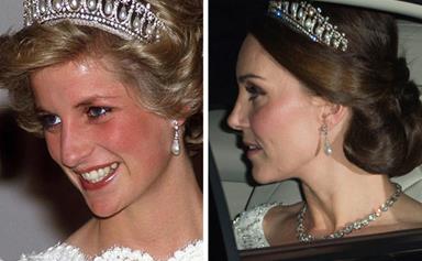 Duchess Catherine wears Princess Diana's favourite tiara and the photos are breathtaking