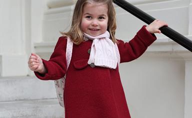 Queen of the classroom! Princess Charlotte is so grown up as she starts nursery school