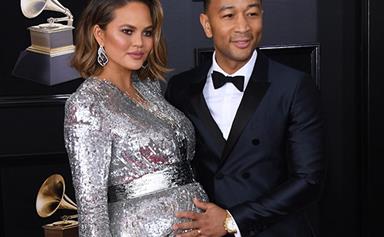 "Mama and her baby boy!" Chrissy Teigen announces the gender of her second child