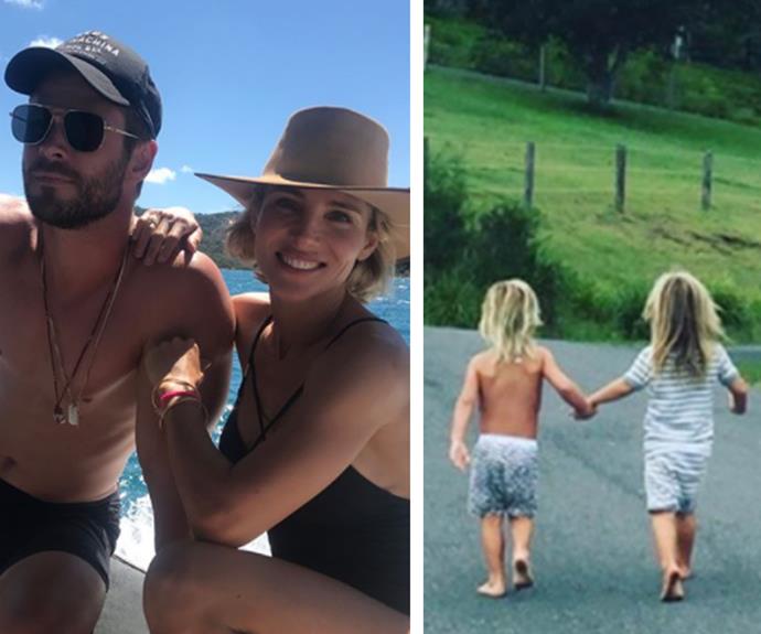 Thor, blimey! Chris Hemsworth and Elsa Pataky's most loved-up family moments