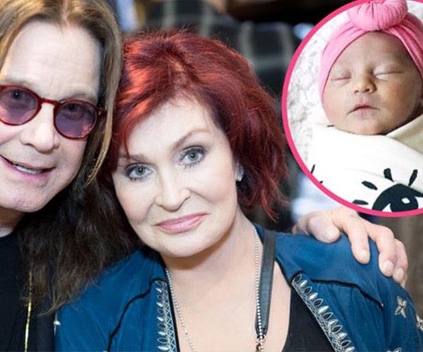 Check out the super adorable first pics of Ozzy and Sharon Osbourne's baby granddaughter
