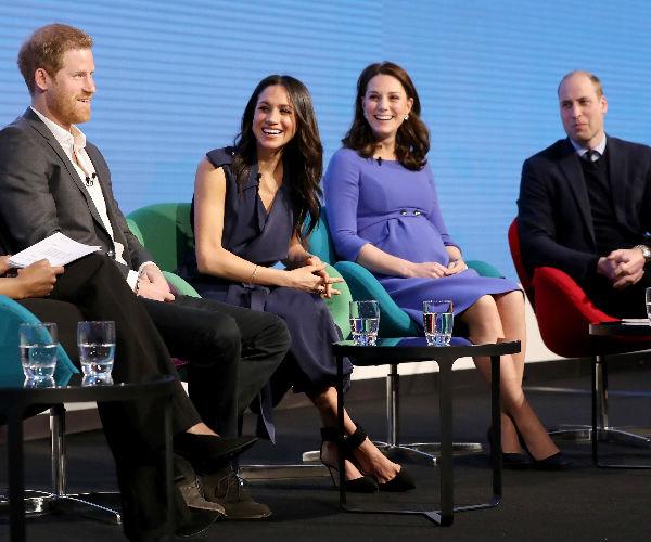 Reporter Tina Daheley met the now newlyweds at their first royal engagement with Prince William and Catherine.