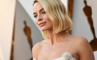 Our golden girl is here! Best Actress nominee Margot Robbie has arrived at the Academy Awards