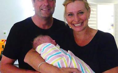 “He is beyond exquisite!” Over-the-moon Johanna Griggs gushes over her first grandchild