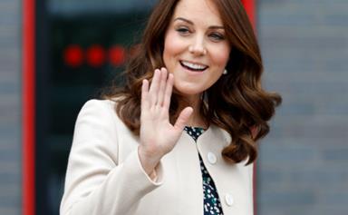 Duchess Catherine glows as she steps out for her last engagement before maternity leave