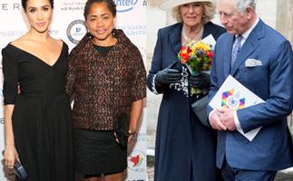 Tea with the in-laws! Meghan Markle's mum Doria Ragland enjoys tea with Prince Charles and Camilla