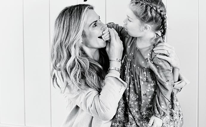 Candice Warner with her daughter Ivy Mae. 