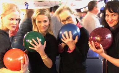 The Big Little Lies cast go bowling: It's a strike with Nicole Kidman, Meryl Streep, Reese Witherspoon and Shailene Woodley