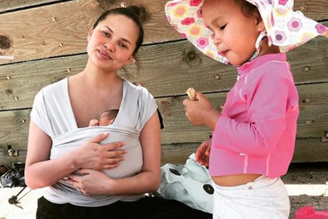 Pictures of Chrissy Teigen’s first weeks with baby Miles 