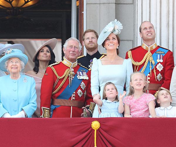 [2018 was a big year](https://www.nowtolove.com.au/royals/british-royal-family/trooping-the-colour-2018-49094|target="_blank") as it was Meghan's first appearance on the balcony.