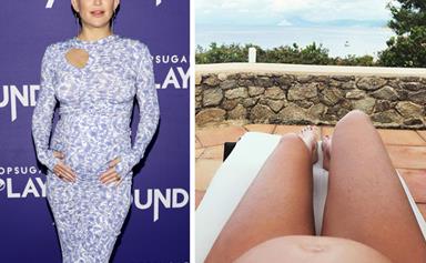 Bumping along beautifully! Kate Hudson's third pregnancy in pictures