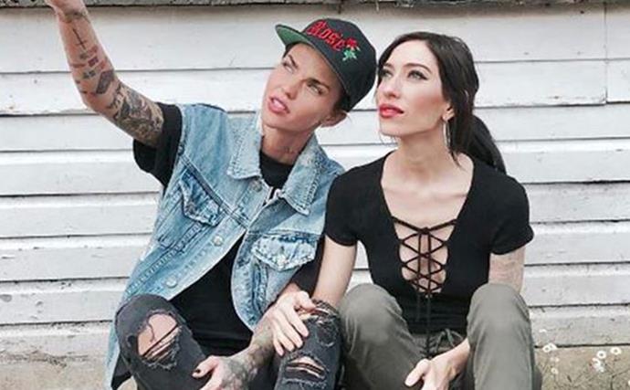 Ruby Rose gives her new girlfriend a shout out on Instagram
