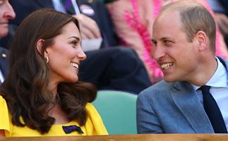 Prince William and Duchess Kate couldn't look more smitten as they attend Wimbledon men's finals