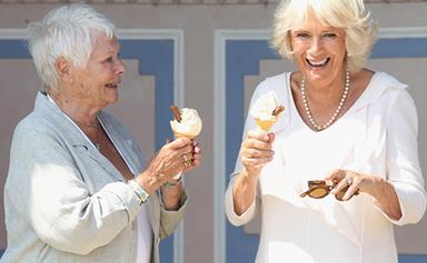 Duchess Camilla and Dame Judi Dench eating ice cream is the greatest thing you'll see today