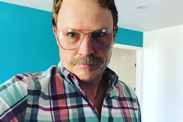 Home and Away's Chris Egan is unrecognisable with his new moustache