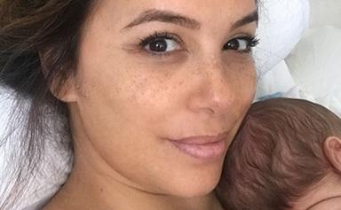 Hello baby Bastón! Eva Longoria shares the first photos of her precious newborn