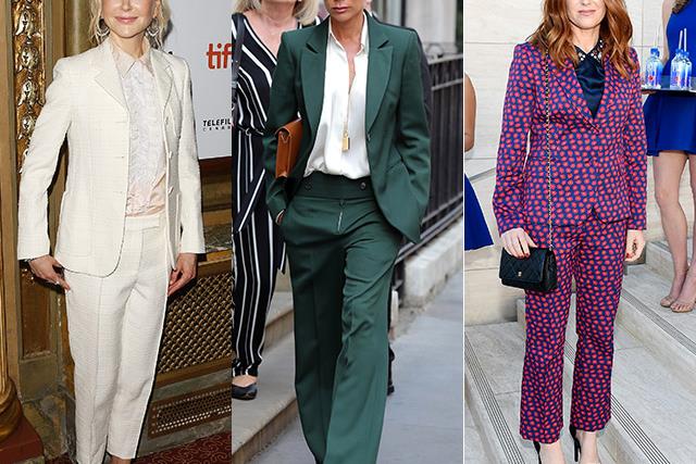 The Pantsuit: Why celebrity mums are embracing the trend