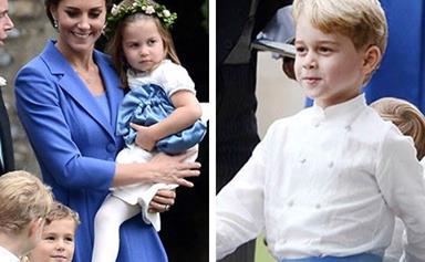 Prince George and Princess Charlotte melt hearts in bridal party at friend's wedding