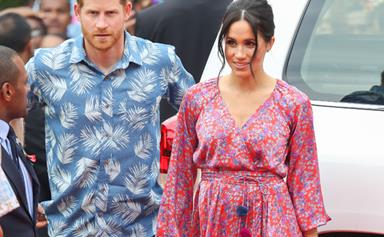 Prince Harry and Duchess Meghan go full-on floral in Fiji