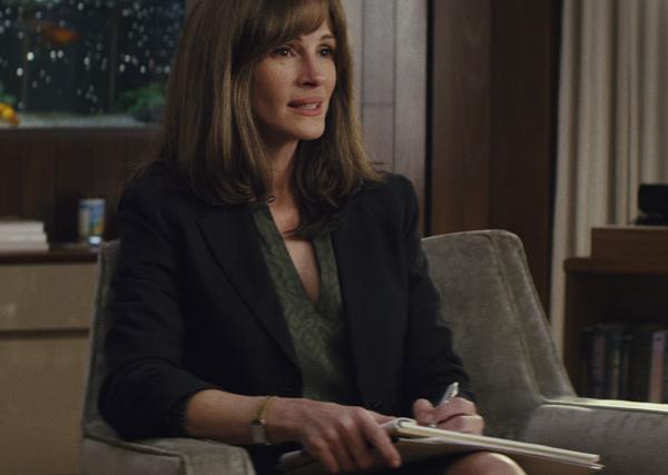Homecoming: Julia Roberts proves to be a big star on the small screen in her first major TV role