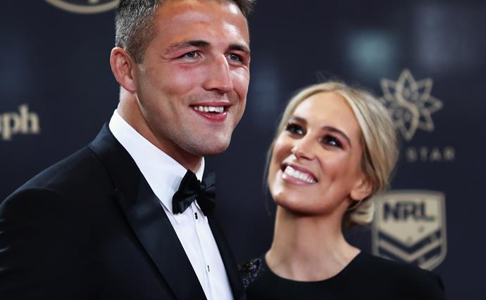 Sam Burgess and Phoebe Burgess split less than a month after the birth of their son