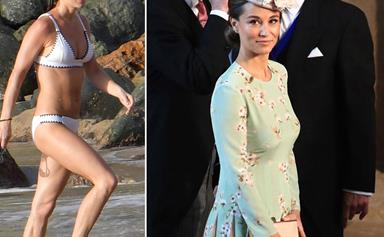 Pippa Middleton just rocked a bikini 11 weeks after giving birth and WOAH