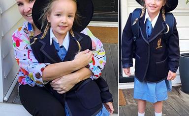 Fifi Box just got super emotional about her daughter's first day of school and it's oh so relatable
