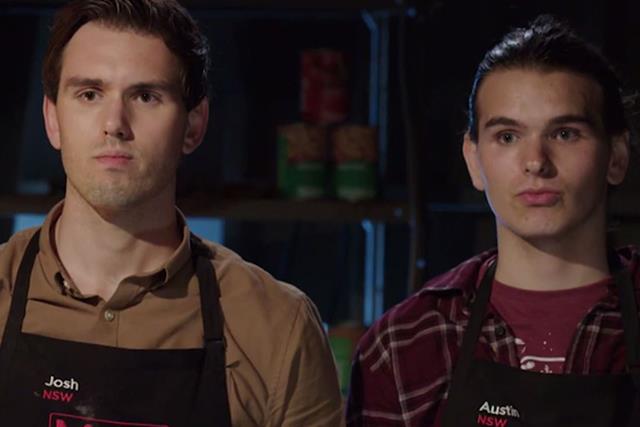 My Kitchen Rules' Josh and Austin's instant restaurant from hell