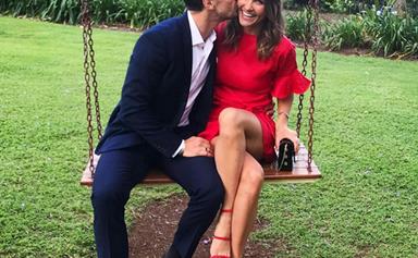 The Bachelor's Matty J and Laura Byrne's love story in pictures