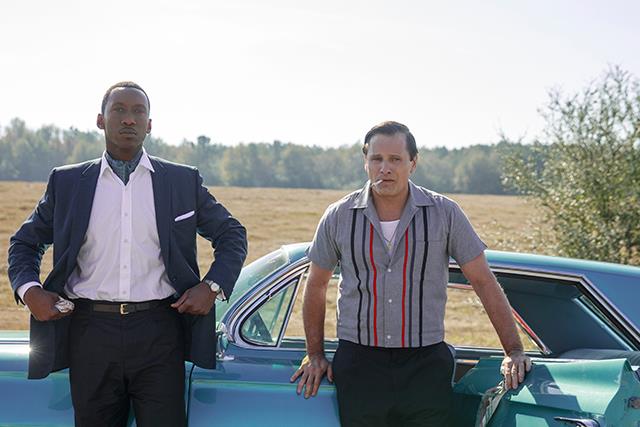 Green Book starring Mahershala Ali and Viggo Mortensen, Oscar winner for Best Picture at the 2019 Academy Awards. 