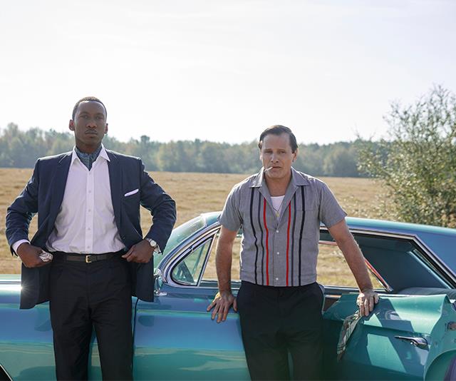 Green Book starring Mahershala Ali and Viggo Mortensen, Oscar winner for Best Picture at the 2019 Academy Awards. 