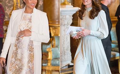 Duchess Meghan and Duchess Catherine just stepped out together in a dazzling display