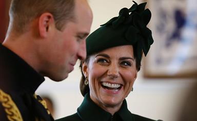 Duchess Catherine and Prince William put on a PDA-packed show for St Patrick's Day
