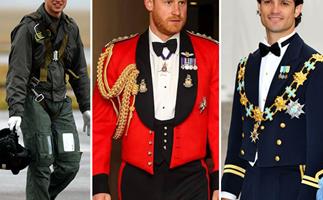 Royals in uniform 