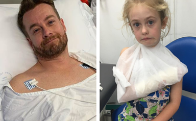 Grant Denyer's daughter rushed to hospital after accident