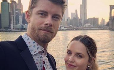 Luke Mitchell credits his wife Rebecca Breeds with helping bring him international success