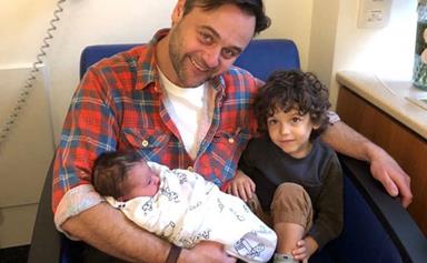 Underbelly and House Husbands star Gyton Grantley welcomes gorgeous baby girl