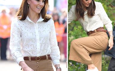 Just quietly, Kate Middleton's chic white sneakers are super cheap and we're buying them immediately