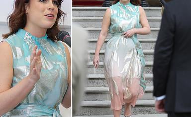 Princess Eugenie's stunning new blue dress has a beautiful hidden meaning behind it