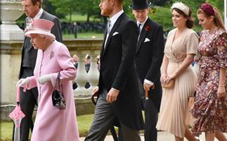 Prince Harry joins the Queen, Princess Beatrice and Princess Eugenie at the latest Buckingham Palace garden party