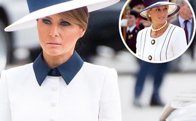Melania Trump's unexpected twinning moment with Princess Diana begs a serious question