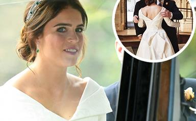 Princess Eugenie just shared an incredible never-before-seen picture from her wedding day for a very special reason