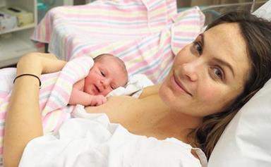 Another Bachie baby! Matty J and Laura Byrne welcome their first child - see all the GORGEOUS first pics!