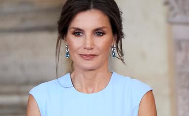 Queen Letizia of Spain stuns in blue dress alongside her gorgeous daughters