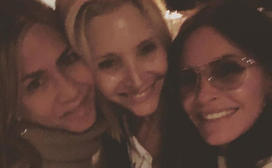 The one where Friends' Lisa Kudrow, Jennifer Aniston and Courteney Cox had an ACTUAL girls night