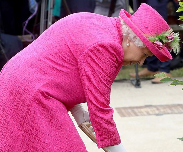 The incredible moment the Queen defied age by refusing help on an unlikely task