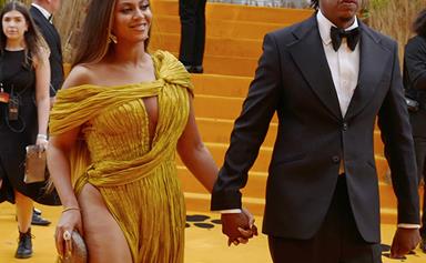 Did you spot it? Beyoncé made a sneaky tweak to her daring dress before meeting Meghan Markle