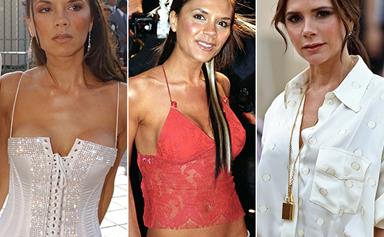 Posh and oh heck! Victoria Beckham's epic style transformation is a feast for the eyes